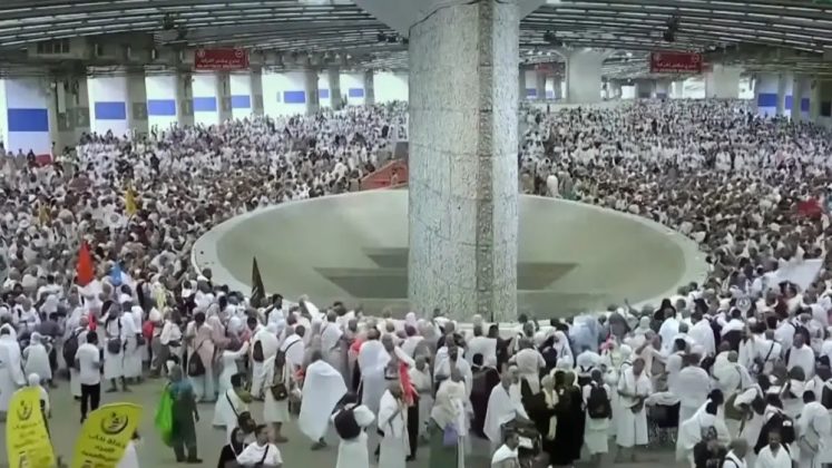 Mekge-i Mükerremede haj parzynyň esasy amallary ýerine ýetirilýär